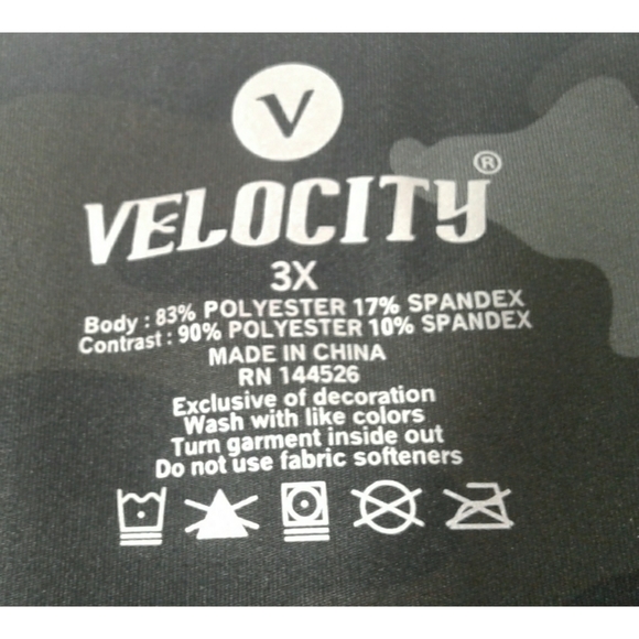 New Velocity camo olive combo Leggings plus size 3X - Picture 10 of 11